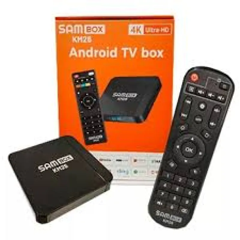 BOX ANDROID SAMBOX KM 26 2G/16G + 12 mois (alpha+diwen+chahed+ta3limiya+aljazira 360+matador+fire)
