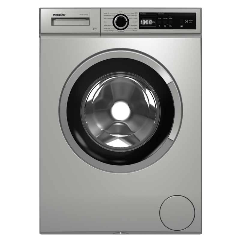 MACHINE A LAVER FRONTAL NEWSTAR MFA0610CT1DS 6kg – Silver
