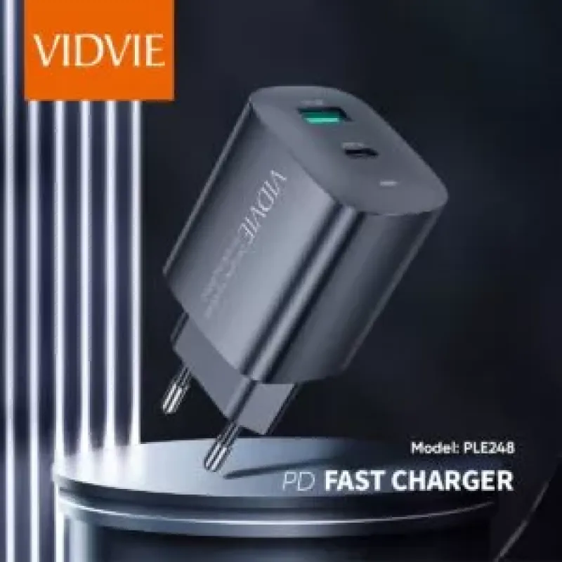CHARGEUR VIDVIE PLE248 1 PORT USB 1 PORT TCP IP 20W