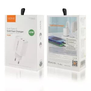 CHARGEUR  VIDVIE  PLE261  DUAL  TYPE C 45W TC-IP 30W