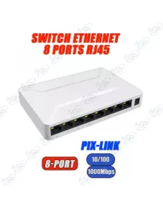 SWITCHEUR  PIX-LINK  8PORT 10/100/1000
